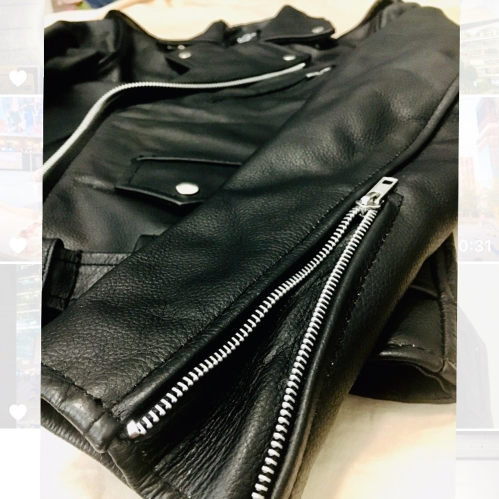 Genuine 100% Leather Jacket (size S)